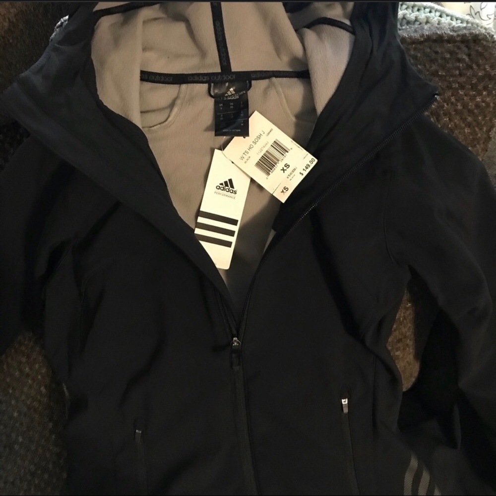Black adidas jacket